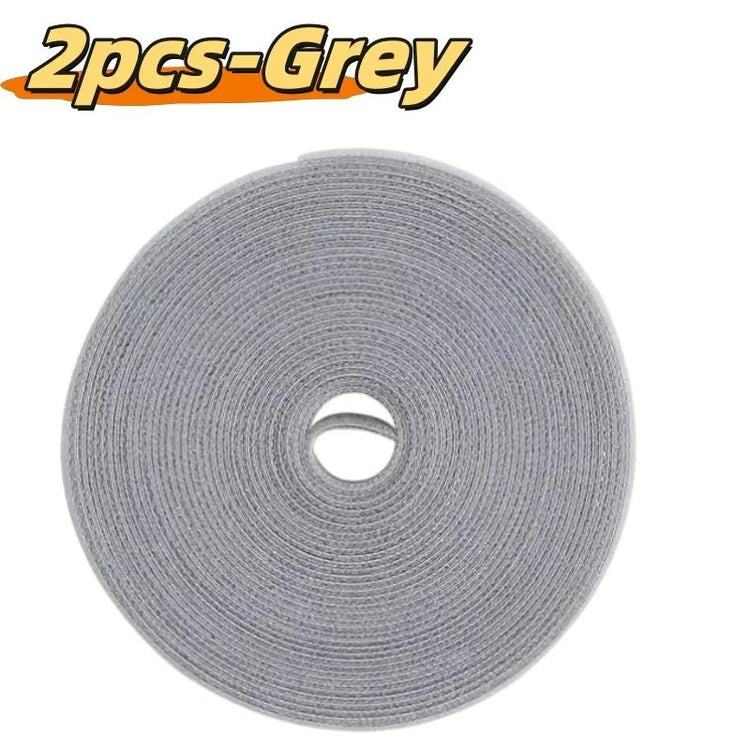 Reusable Velcro Cable Management Ties Roll for Desk Wire Organization