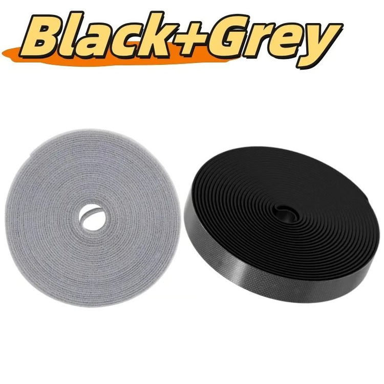 Reusable Velcro Cable Management Ties Roll for Desk Wire Organization