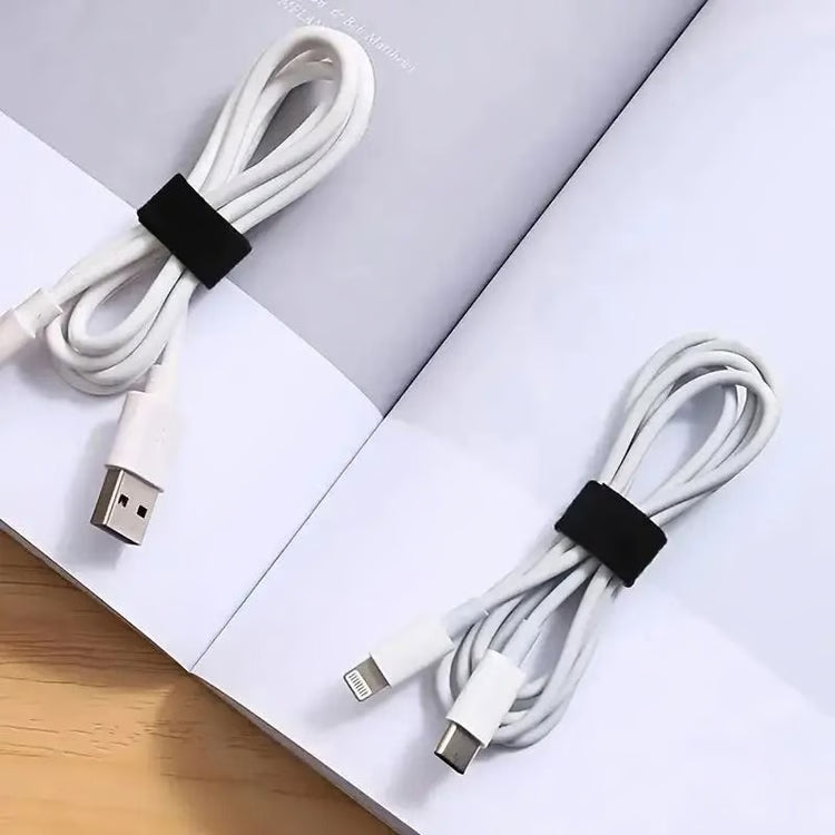 Reusable Velcro Cable Management Ties Roll for Desk Wire Organization