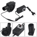Adjustable Speed BBQ Blower Fan 97mm Portable Ventilation Cooling Fan for Grill Heater and Cabinet Use