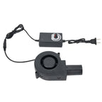 Adjustable Speed BBQ Blower Fan 97mm Portable Ventilation Cooling Fan for Grill Heater and Cabinet Use