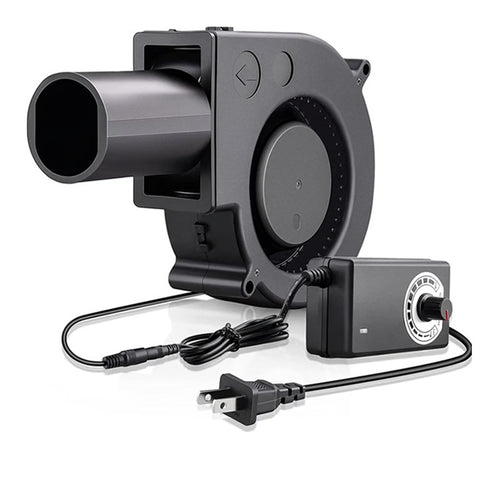 Adjustable Speed BBQ Blower Fan 97mm Portable Ventilation Cooling Fan for Grill Heater and Cabinet Use