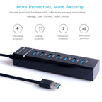 PC Laptop Docking Station Adapter, USB Splitter for Macbook and PC