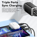 Fast Charge for Samsung iPhone Pro Huawei Phone Laptop, Universal Wall Charger