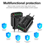 Travel Adapter, Charging For iPhone, Samsung, Xiaomi Mobile Ports