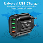 Travel Adapter, Charging For iPhone, Samsung, Xiaomi Mobile Ports