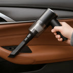 Portable Car Vacuum Cleaner With High Power Suction and LED Light