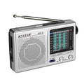 Portable Emergency Radio Mini Pocket Digital Dual Band Radio with LCD Display