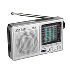 Portable Emergency Radio Mini Pocket Digital Dual Band Radio with LCD Display