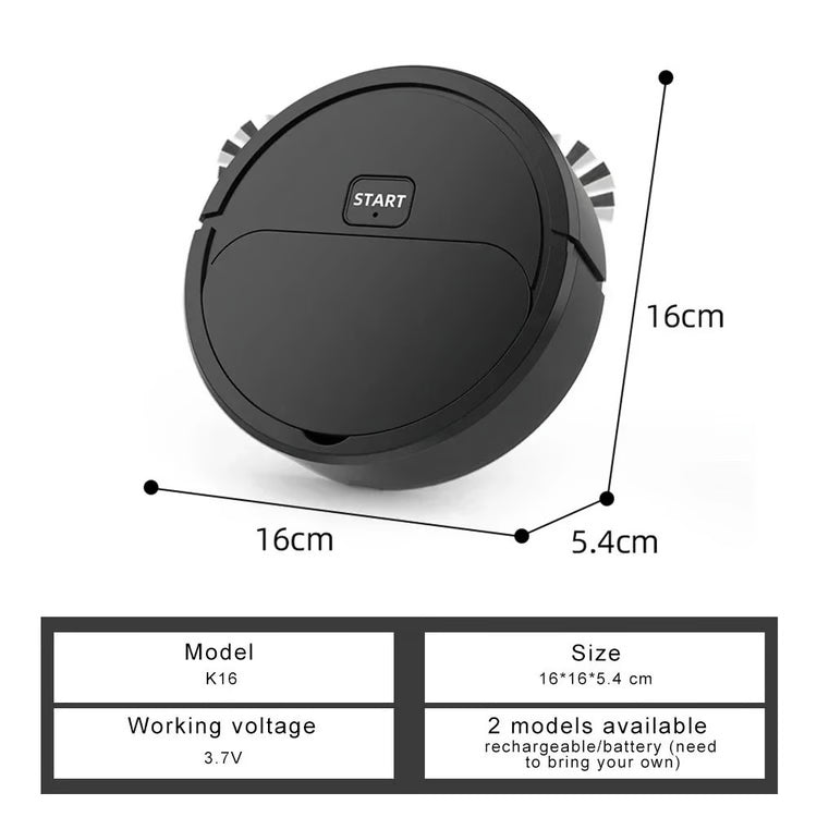 Trending Seller Powerful Robotic Vacuum Cleaner, All-in-One Home Cleaning with Sweeping, Mopping & USB Charging