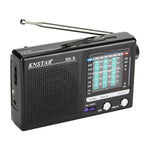Portable Emergency Radio Mini Pocket Digital Dual Band Radio with LCD Display