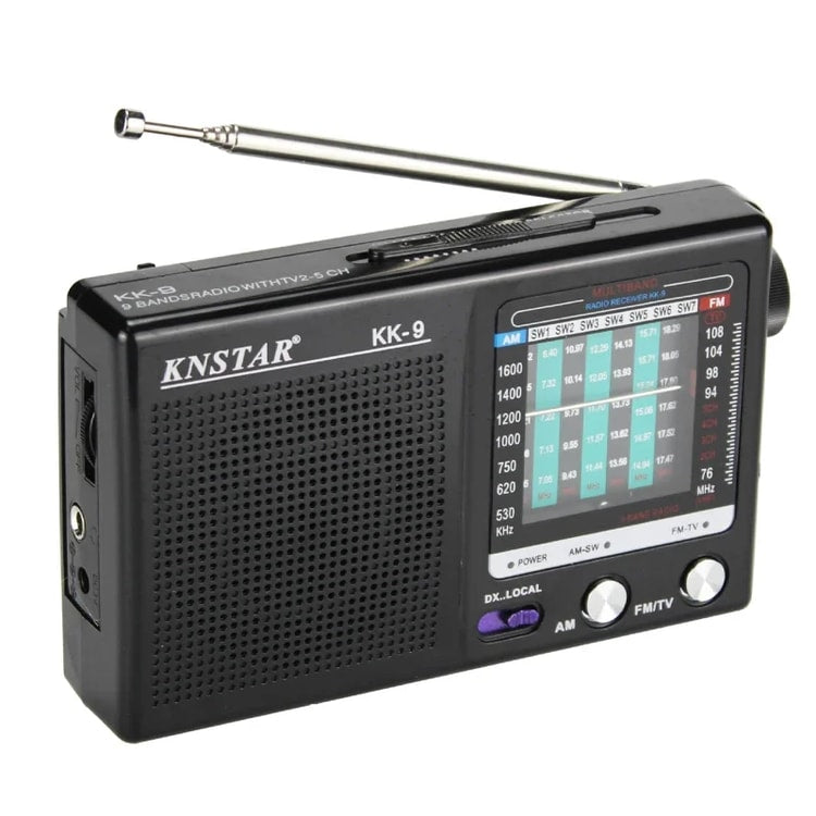 Portable Emergency Radio Mini Pocket Digital Dual Band Radio with LCD Display