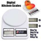 Digital Kitchen Scale 10kg 1g Precise Food Balance Electronic Scale with LCD Display