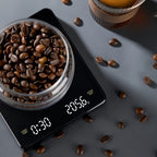 Professional High-precision Electronic Coffee Scale LED Display USB Timing Waterproof Pad Coffee Accessories