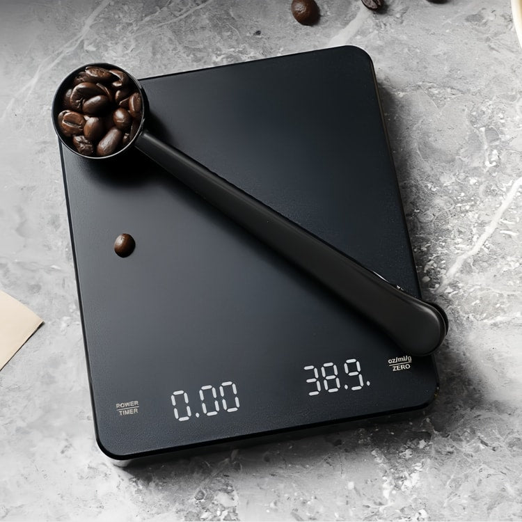 Professional High-precision Electronic Coffee Scale LED Display USB Timing Waterproof Pad Coffee Accessories